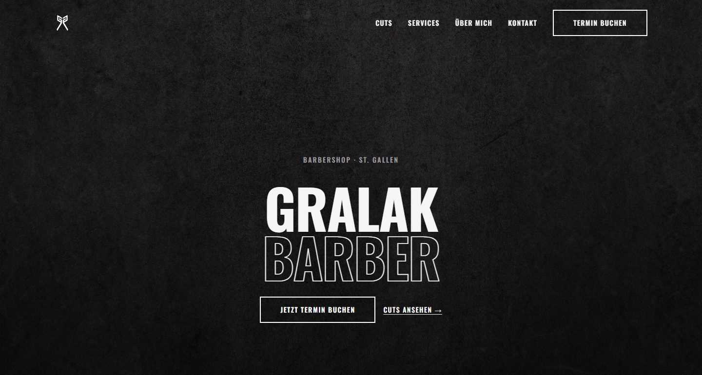 Gralak Barber Website