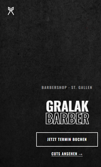 Gralak Barber – Mobile Ansicht