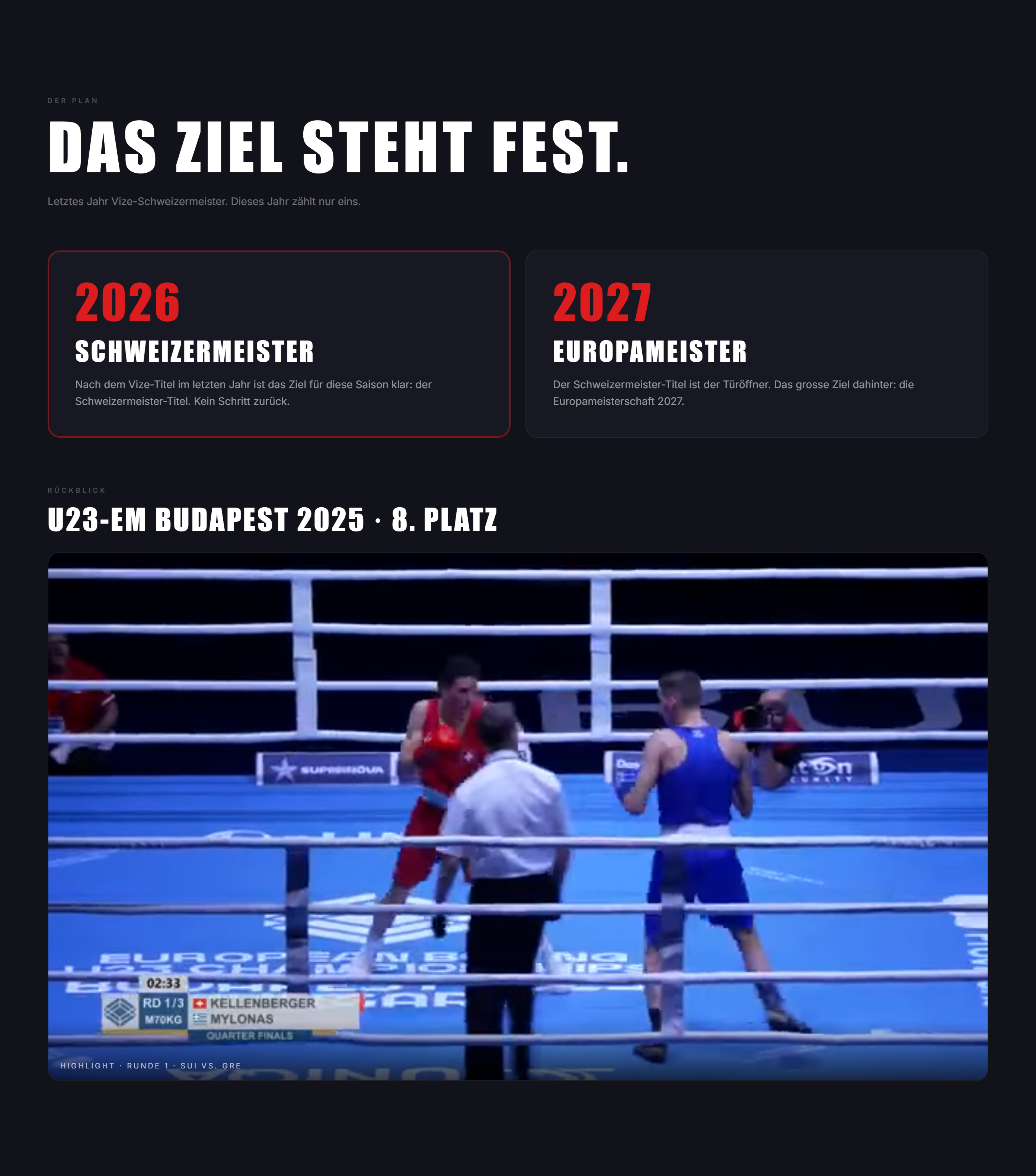 Timm Kellenberger – Ziele und U23-EM-Rückblick